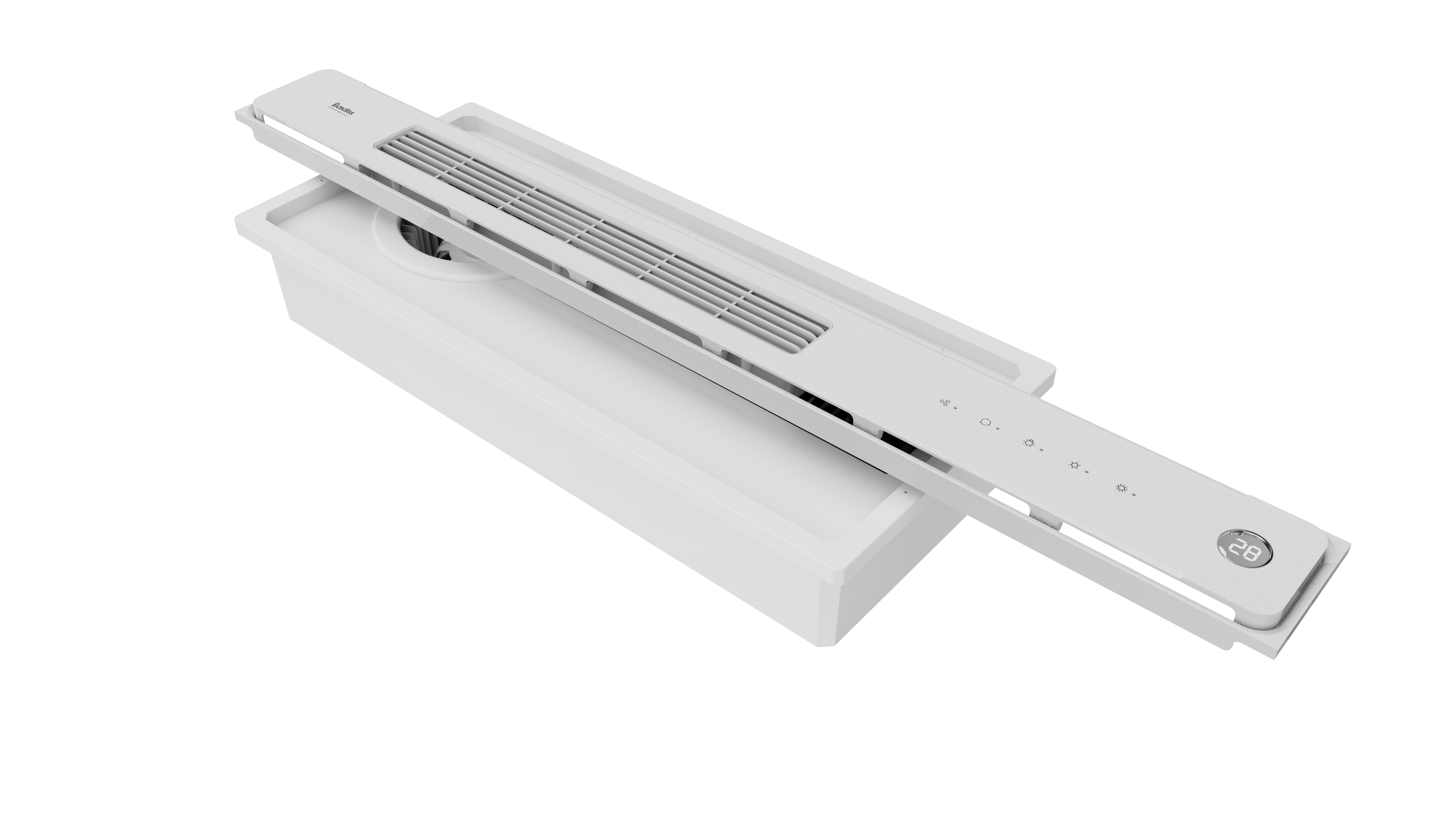 集成吊頂100系列(加盟商專供)BDS-QQD·1090-FHA-D（100x900 潔暖（Ⅱ）風暖+換氣+吹風 ）效果圖